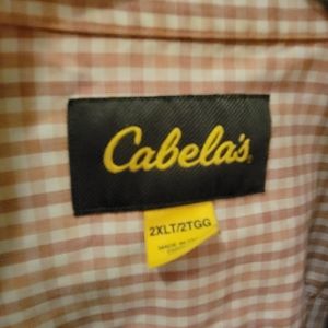 Mens Pink and White button down shirt